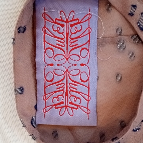 Vtg Tuleh Silk Blouse Italy S Mauve - Picture 2 of 10